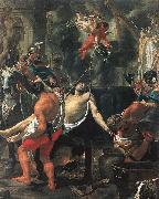 Martyrdom of St John the Evangelist at Porta Latina g LE BRUN, Charles